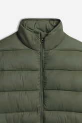 GIUBBOTTO TRAPUNTATO VERDE MILITARE